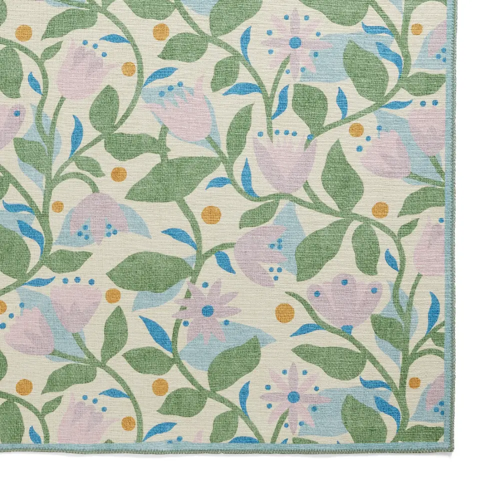 Scion Dancing Daisies Juniper/Violet Washable - Image 5