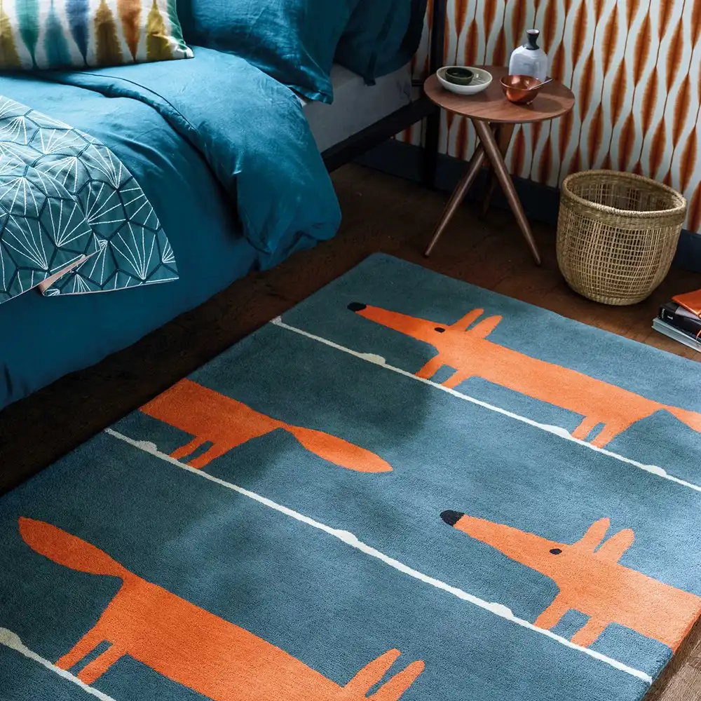 Scion Hand Tufted Mr Fox Denim 25318 Rug