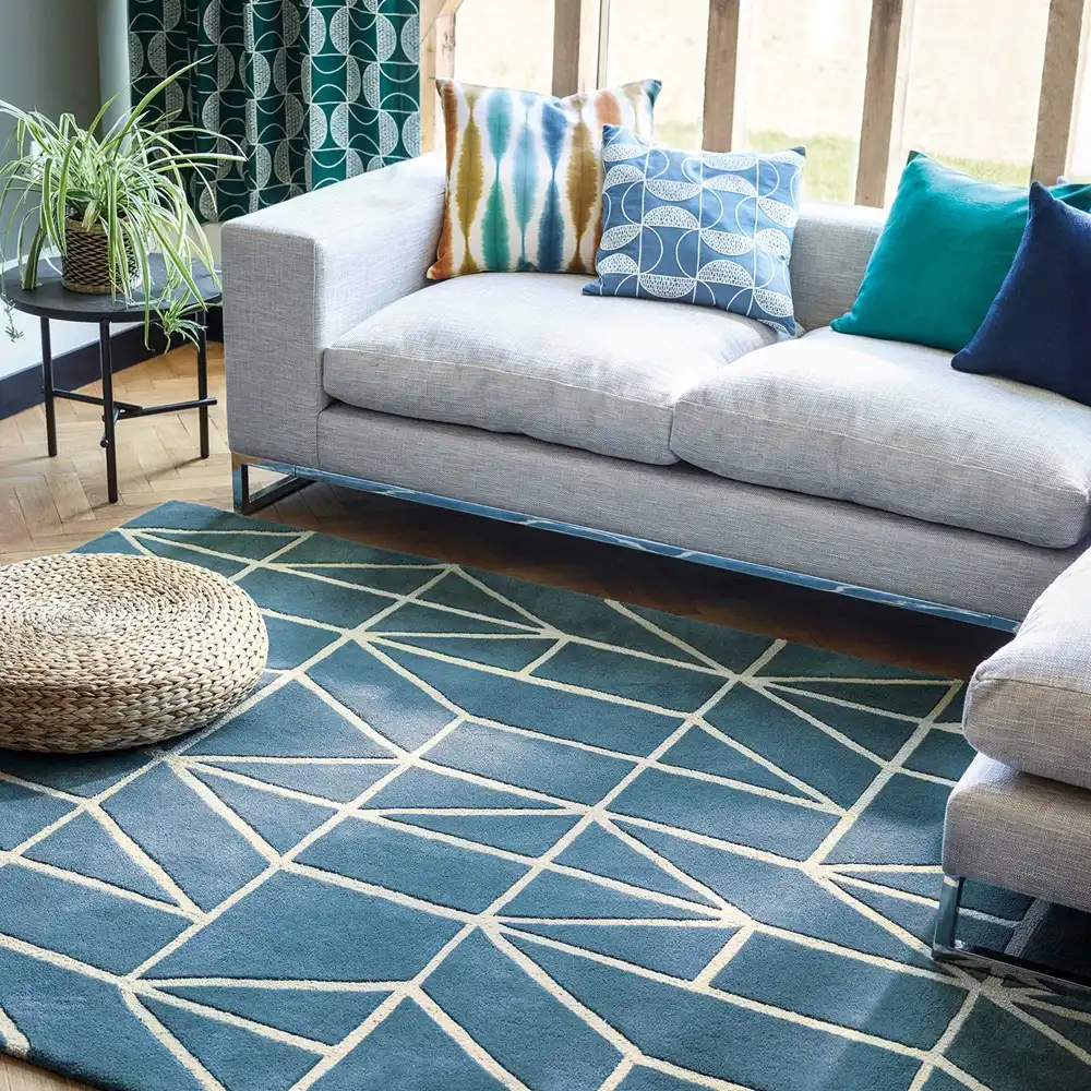 Scion Hand Tufted Viso Denim 24008 Rug