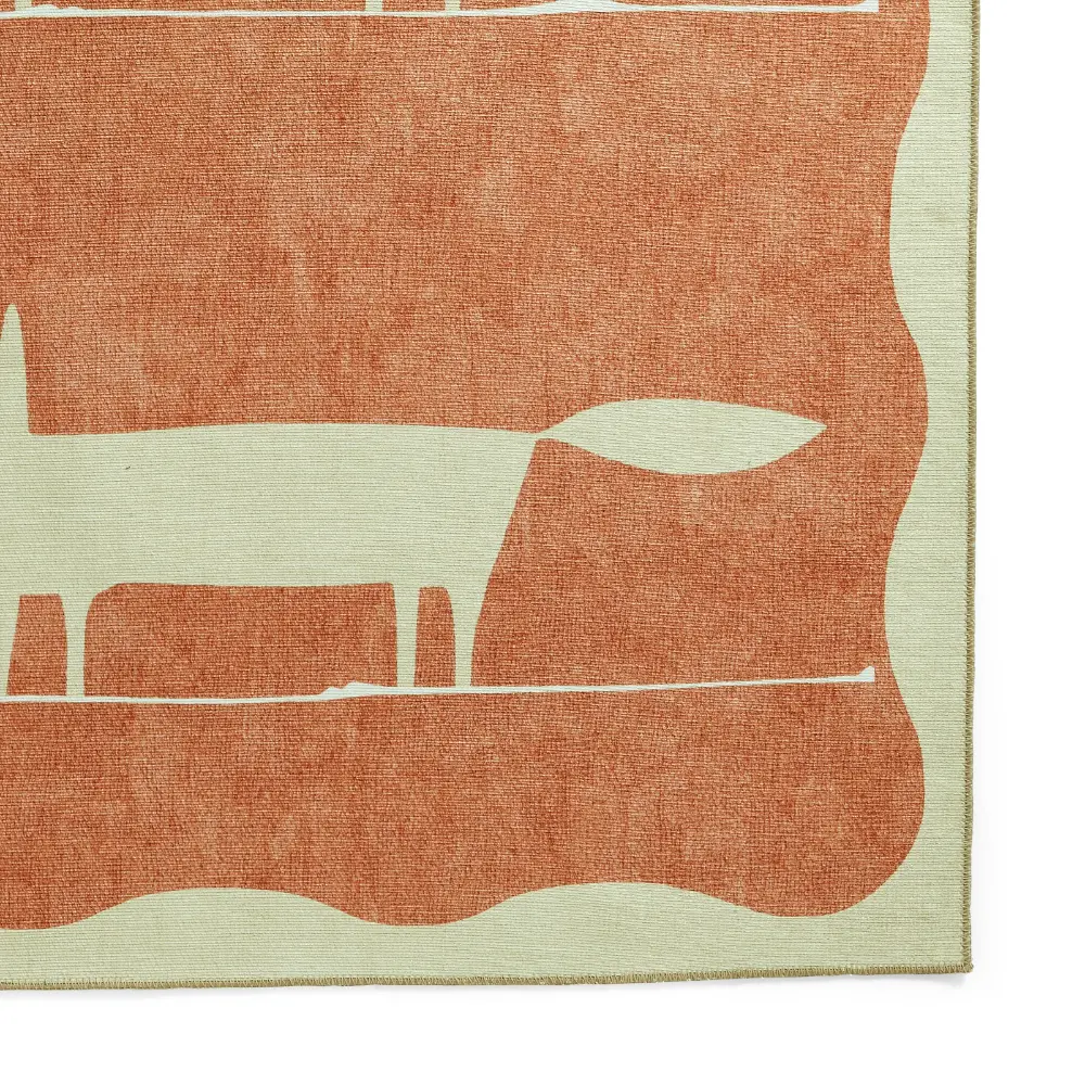 Scion Mr Fox Beige/Terra Washable - Image 9