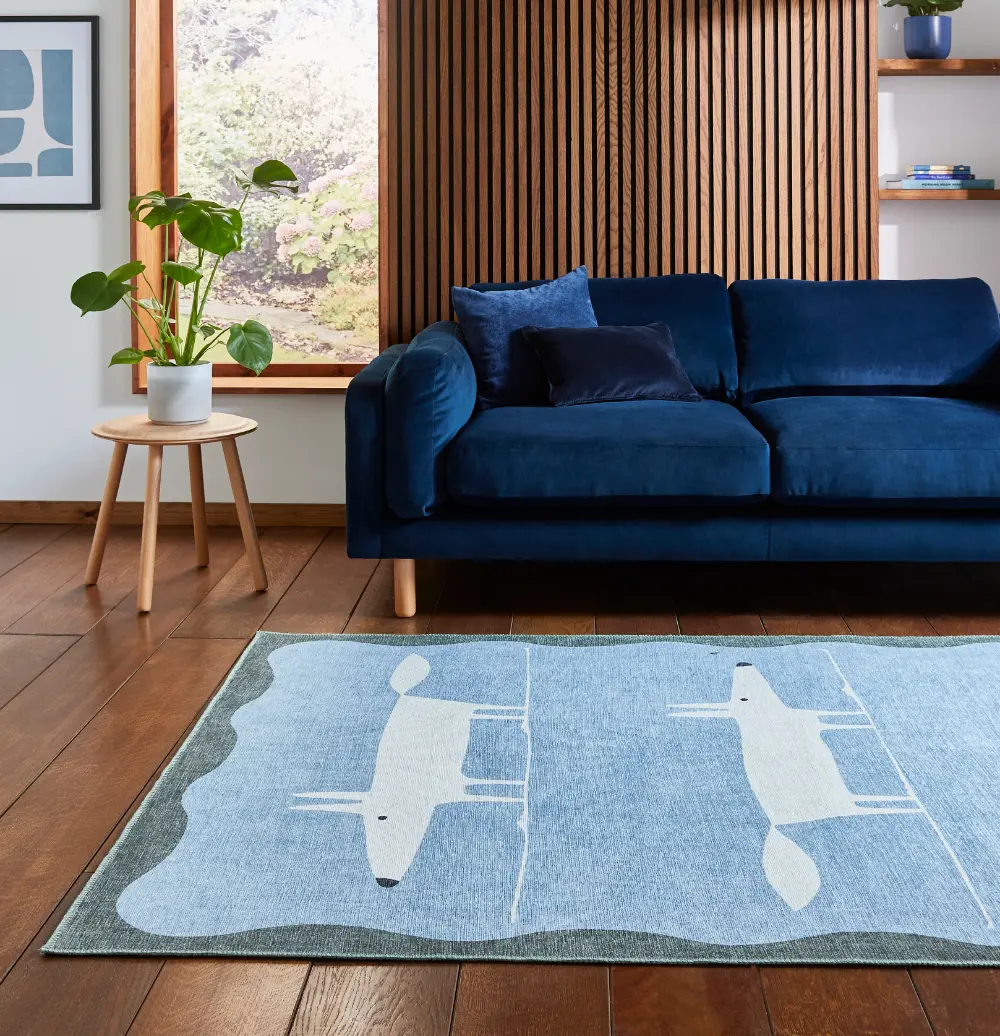 Scion Mr Fox Blue/White Washable - Image 3