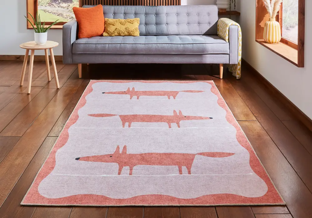 Scion Mr Fox Pink/Terra Washable - Image 3