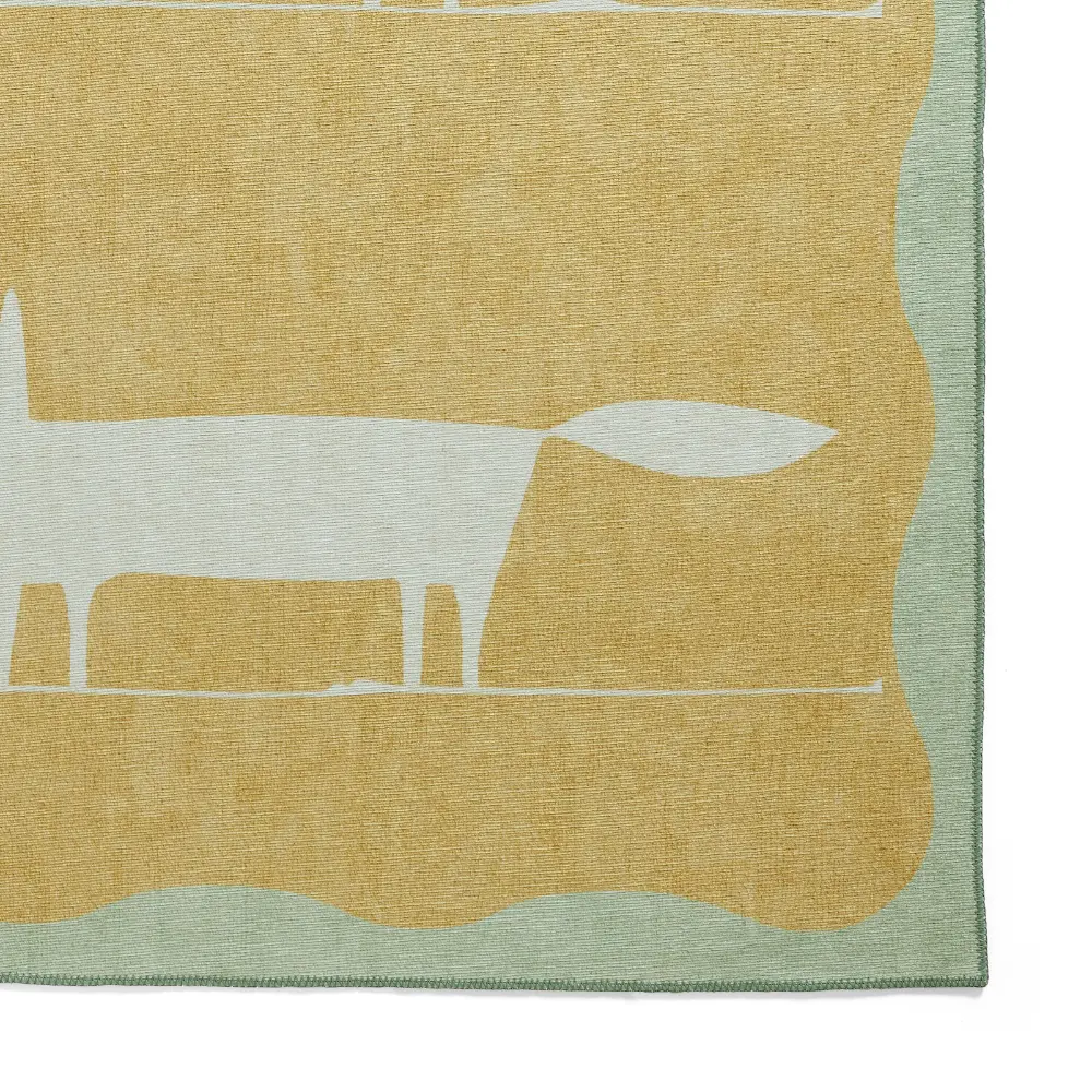 Scion Mr Fox Yellow/White Washable - Image 6