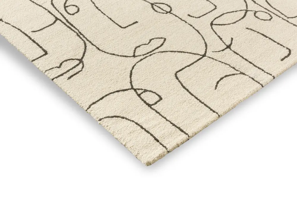 Scion Screen Printed Epsilon Charcoal 023801 Rug - Image 6