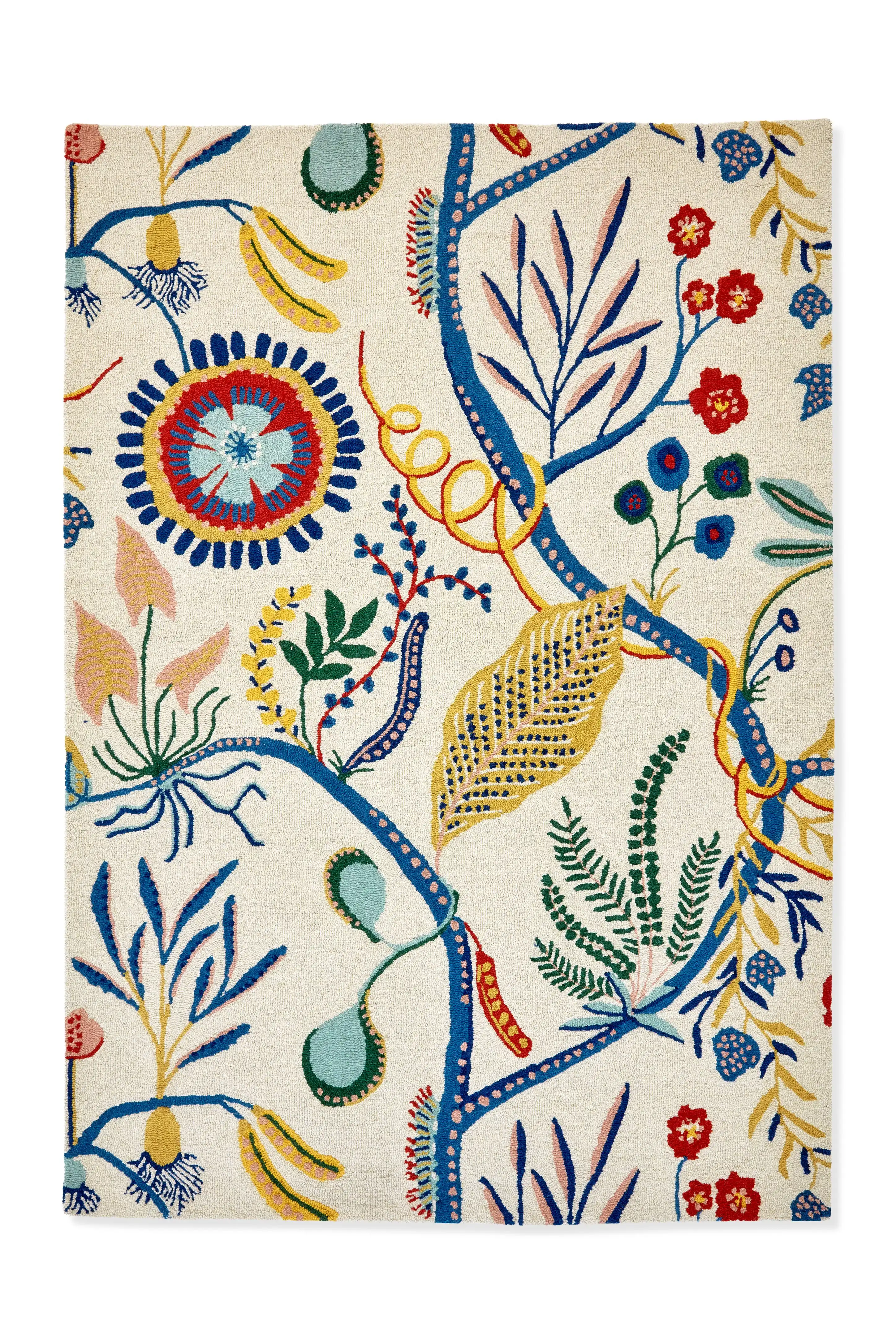 Scion Screen Printed Jackfruit & The Beanstalk Chai Sage 125706 Rug - Image 2