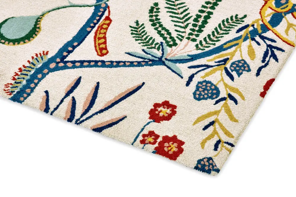 Scion Screen Printed Jackfruit & The Beanstalk Chai Sage 125706 Rug - Image 5