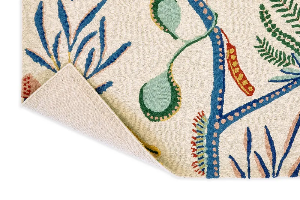 Scion Screen Printed Jackfruit & The Beanstalk Chai Sage 125706 Rug - Image 6
