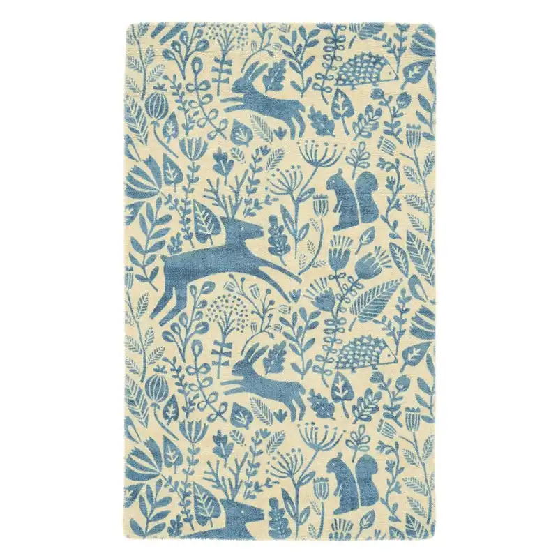 Scion Screen Printed Kelda Cobalt 023508 Rug - Image 5