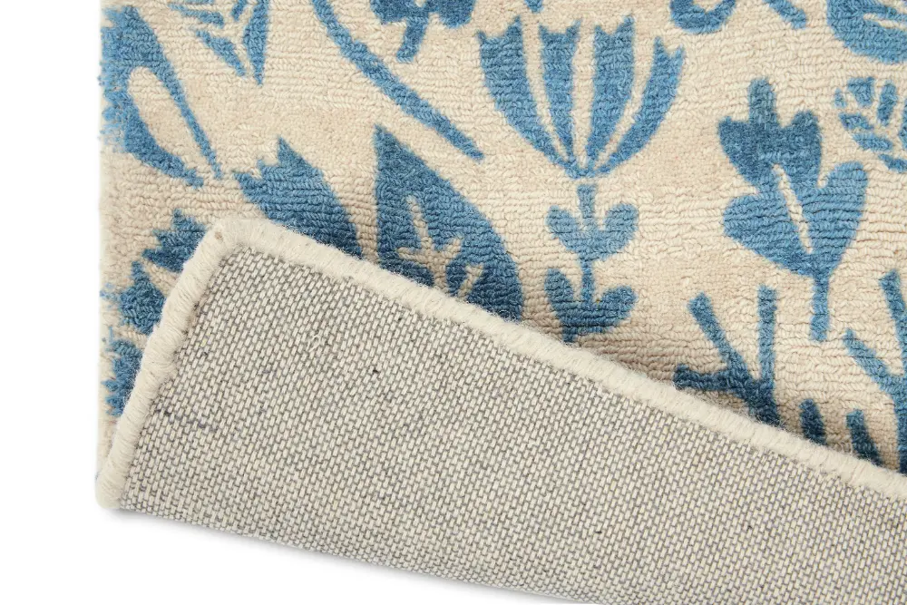Scion Screen Printed Kelda Cobalt 023508 Rug - Image 8
