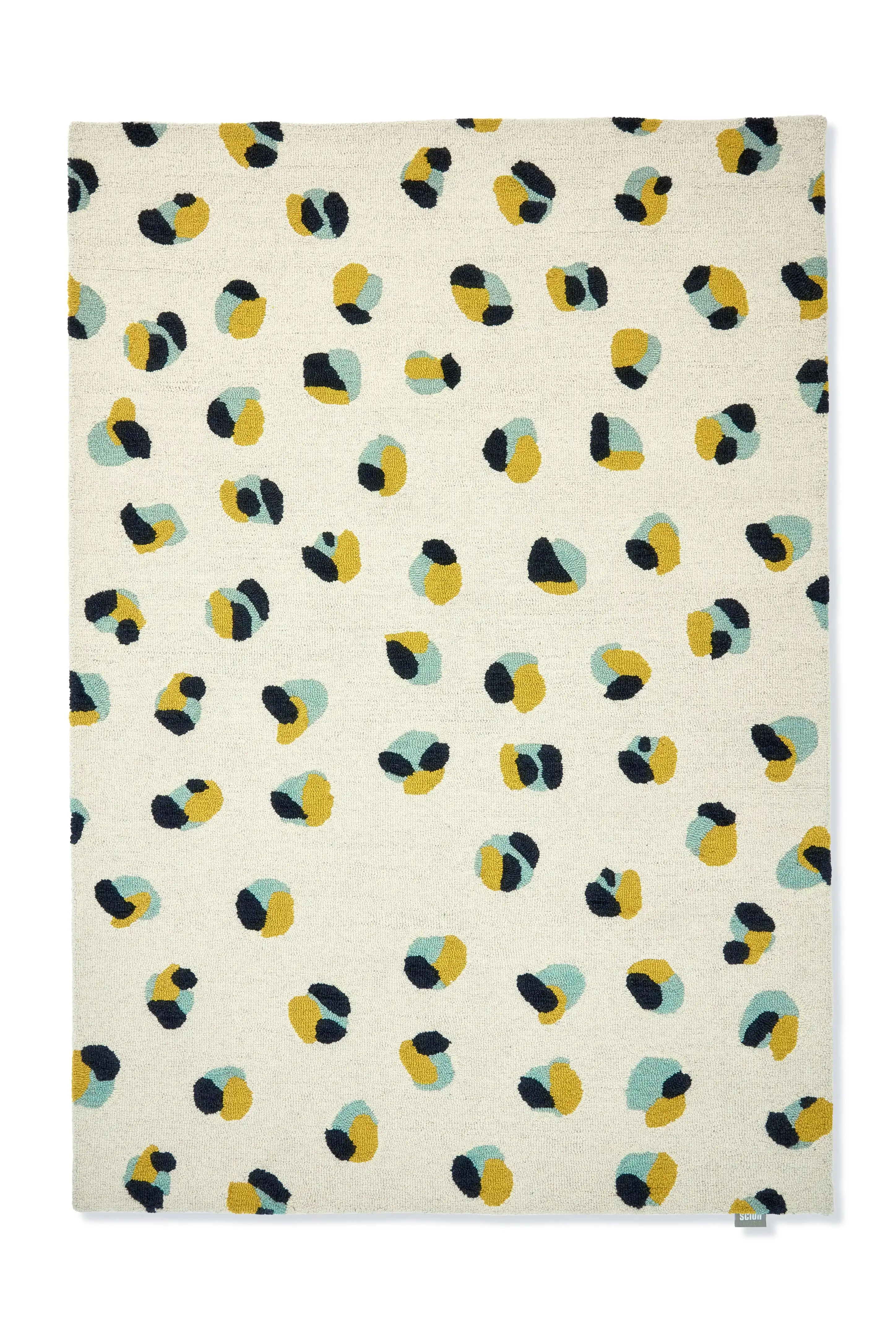 Scion Screen Printed Leopard Dots Pebble Sage 125206 Rug - Image 3