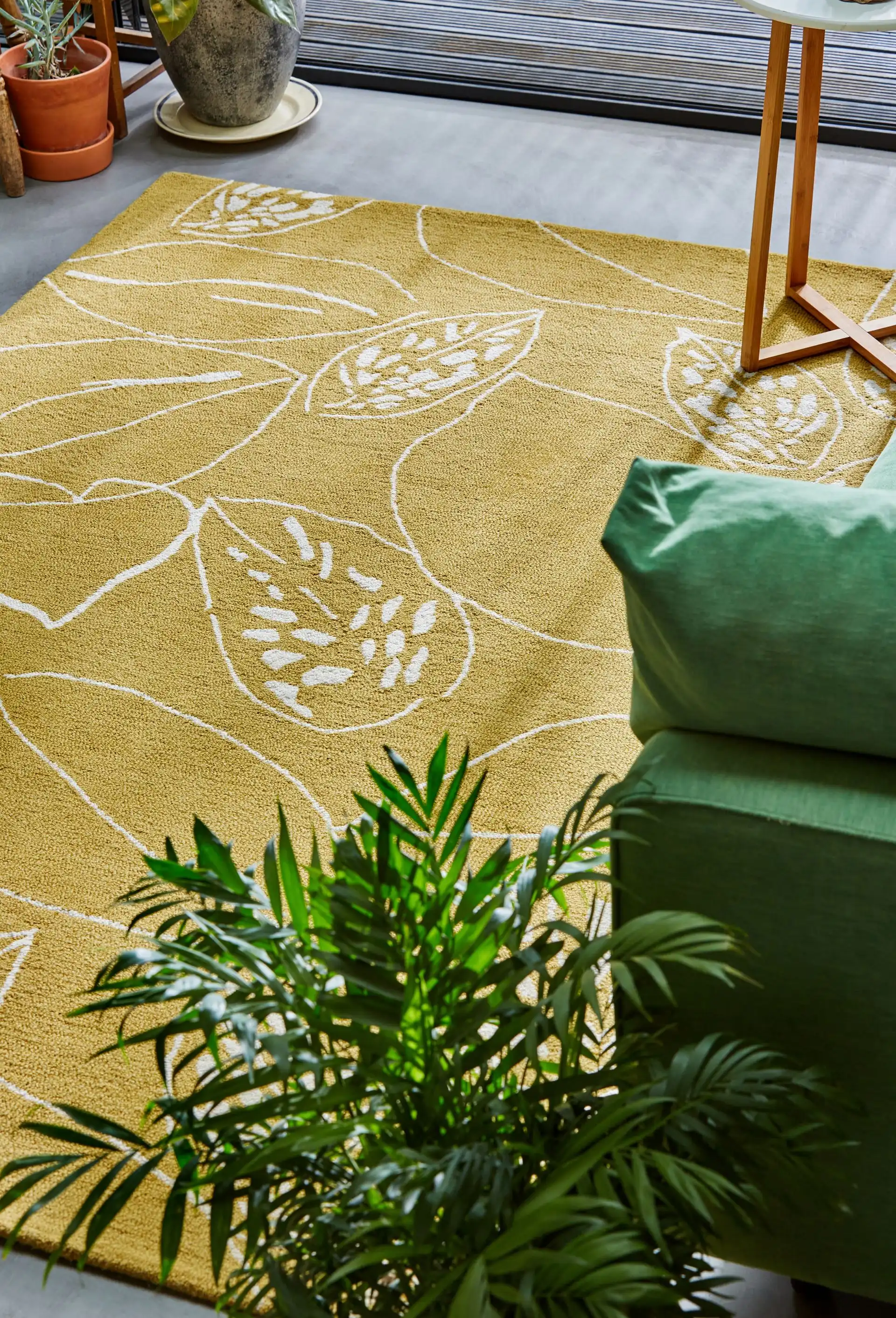 Scion Screen Printed Orto Lime 125407 Rug - Image 2