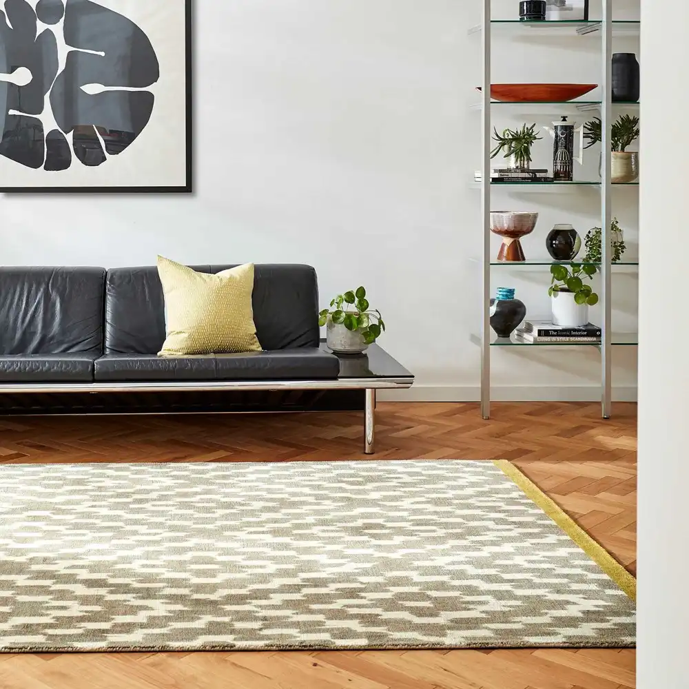 Scion Screen Printed Uteki Slate 023604 Rug