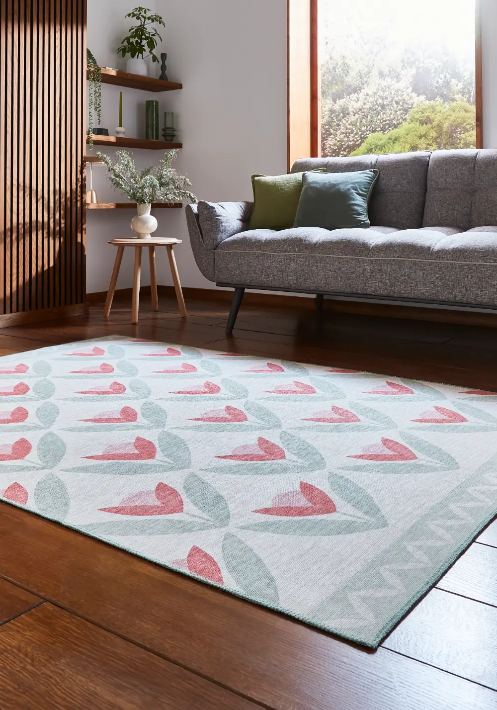 Scion Tulip Trellis Blush Washable