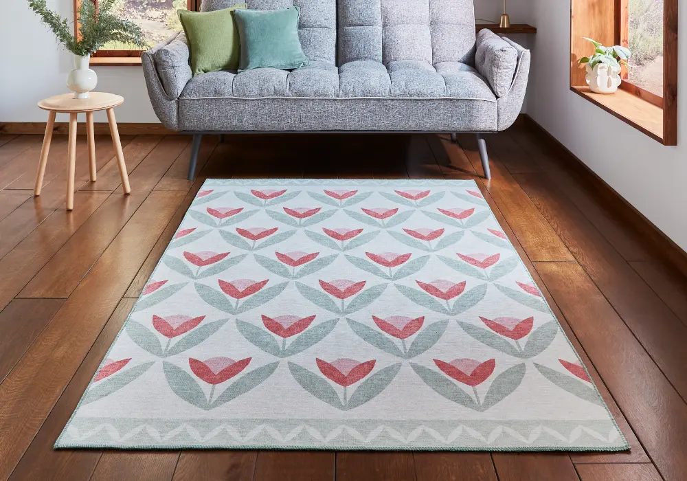 Scion Tulip Trellis Blush Washable - Image 3