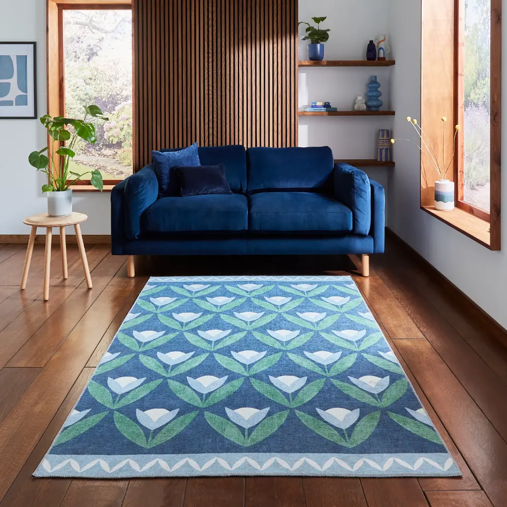 Scion Tulip Trellis Midnight Washable - Image 2