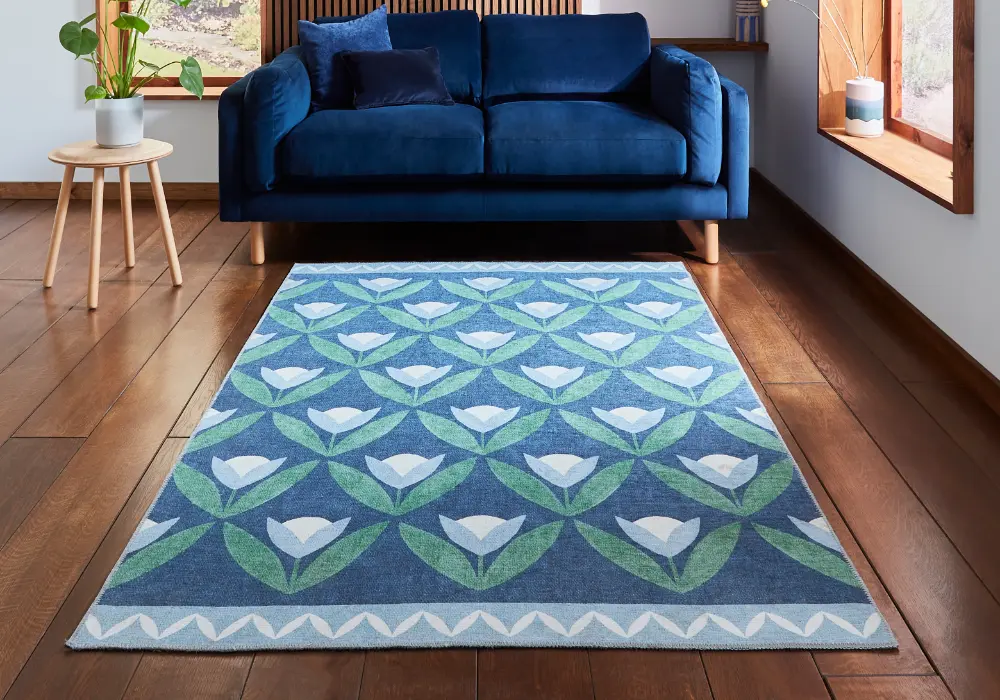 Scion Tulip Trellis Midnight Washable - Image 3