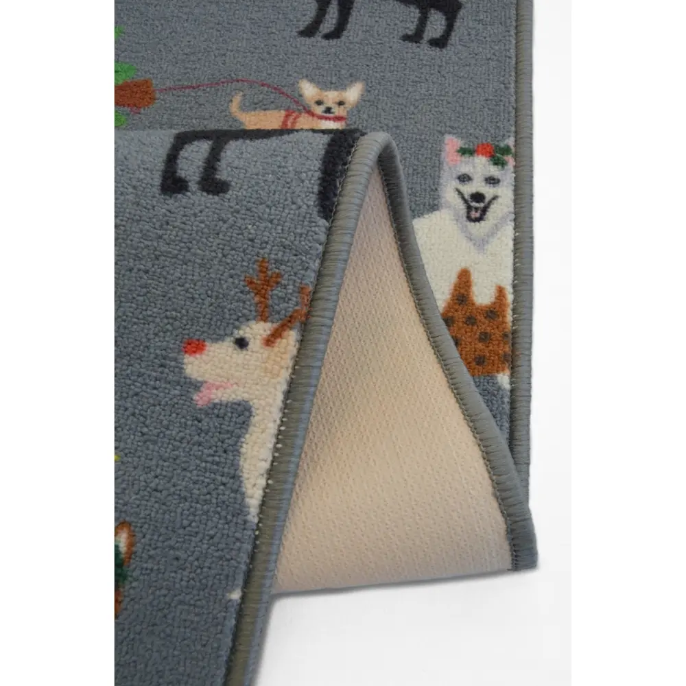 Seasonal Runners Multi Dogs Grey Washable - Image 3