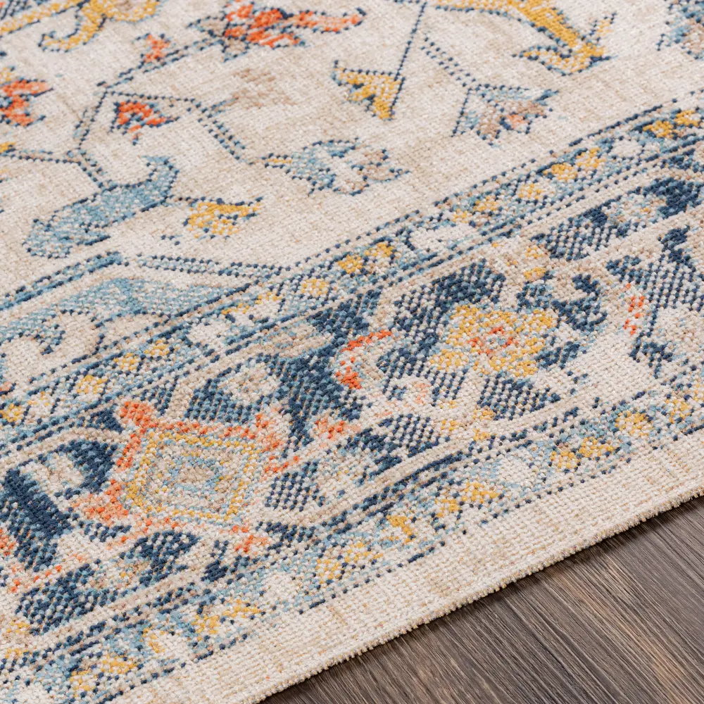 Selma In- & Outdoor Oriental Boho Dark Blue Rug - Image 15