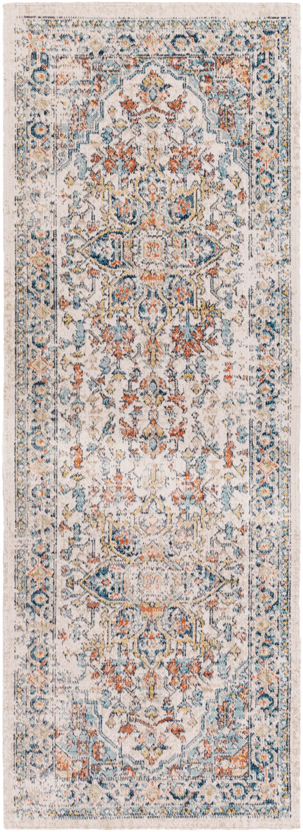 Selma In- & Outdoor Oriental Boho Dark Blue Rug - Image 7
