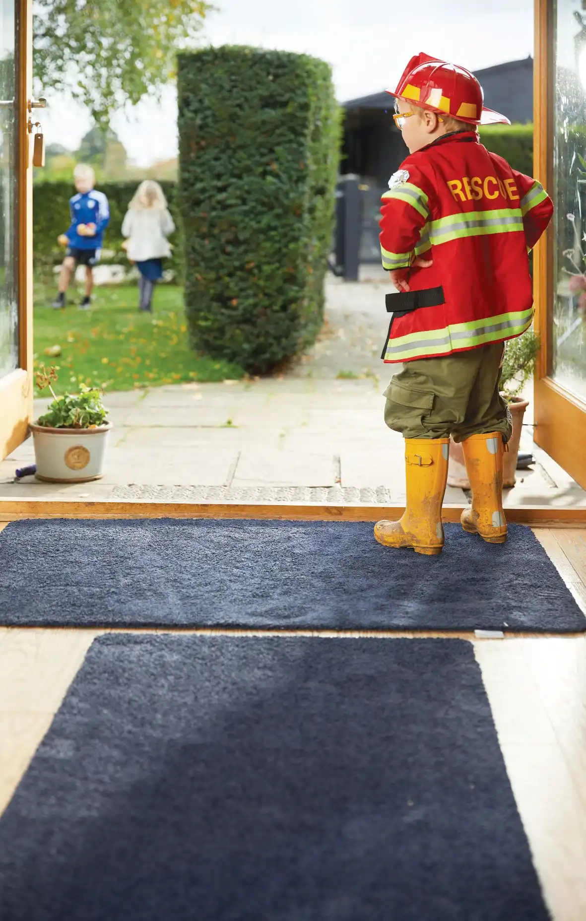 Sense washable French Navy Rug