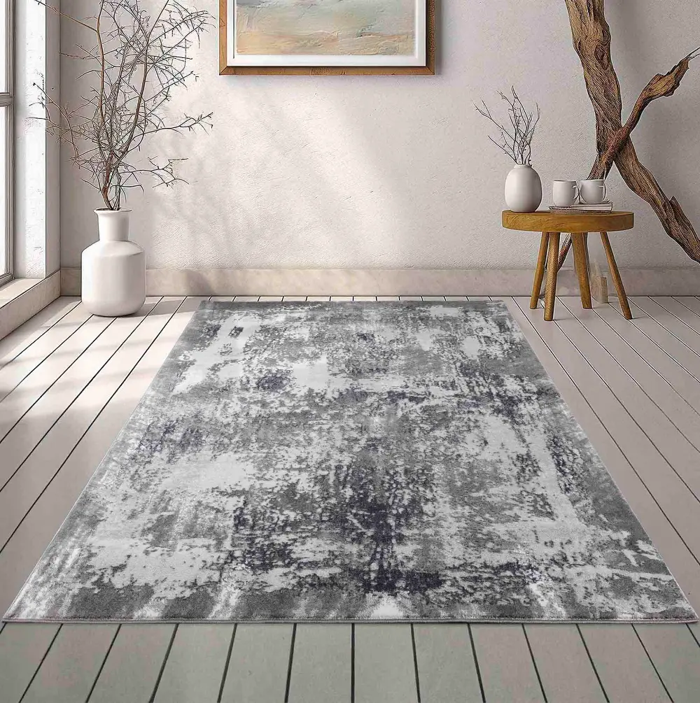 Serdim Serenity 208 Grey Rug - Image 2