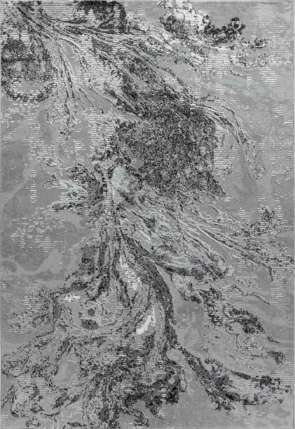 Serdim Serenity 268 Black Portrait Rug - Image 3