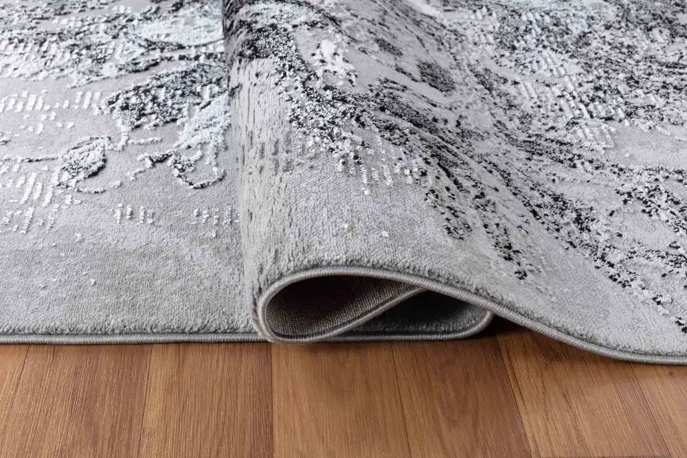 Serdim Serenity 268 Black Portrait Rug - Image 4