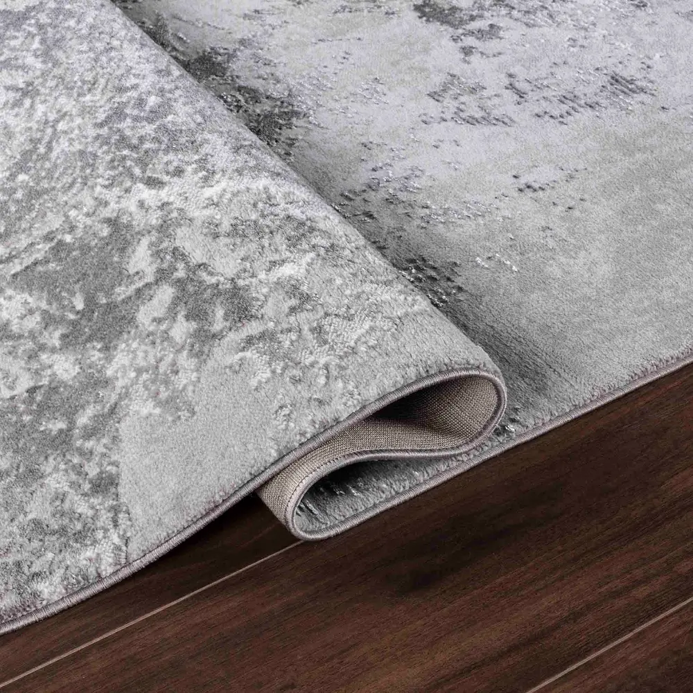 Serdim Serenity 271 Grey Portrait Rug - Image 4