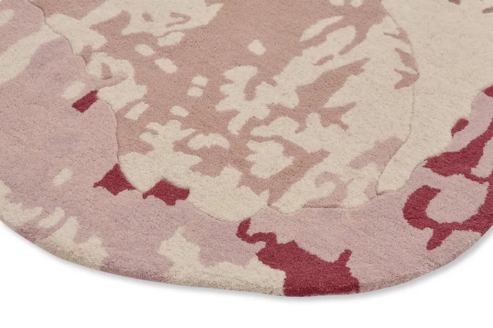 Shaped Magnolia Ted Baker -Light Pink 162302 Rug - Image 5