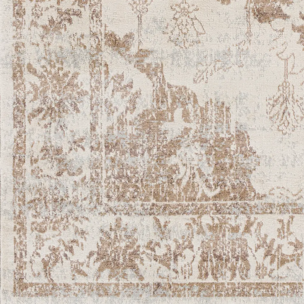 Shawna Vintage Oriental Boho Cream Rug - Image 3