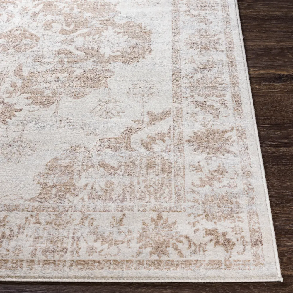 Shawna Vintage Oriental Boho Cream Rug - Image 8