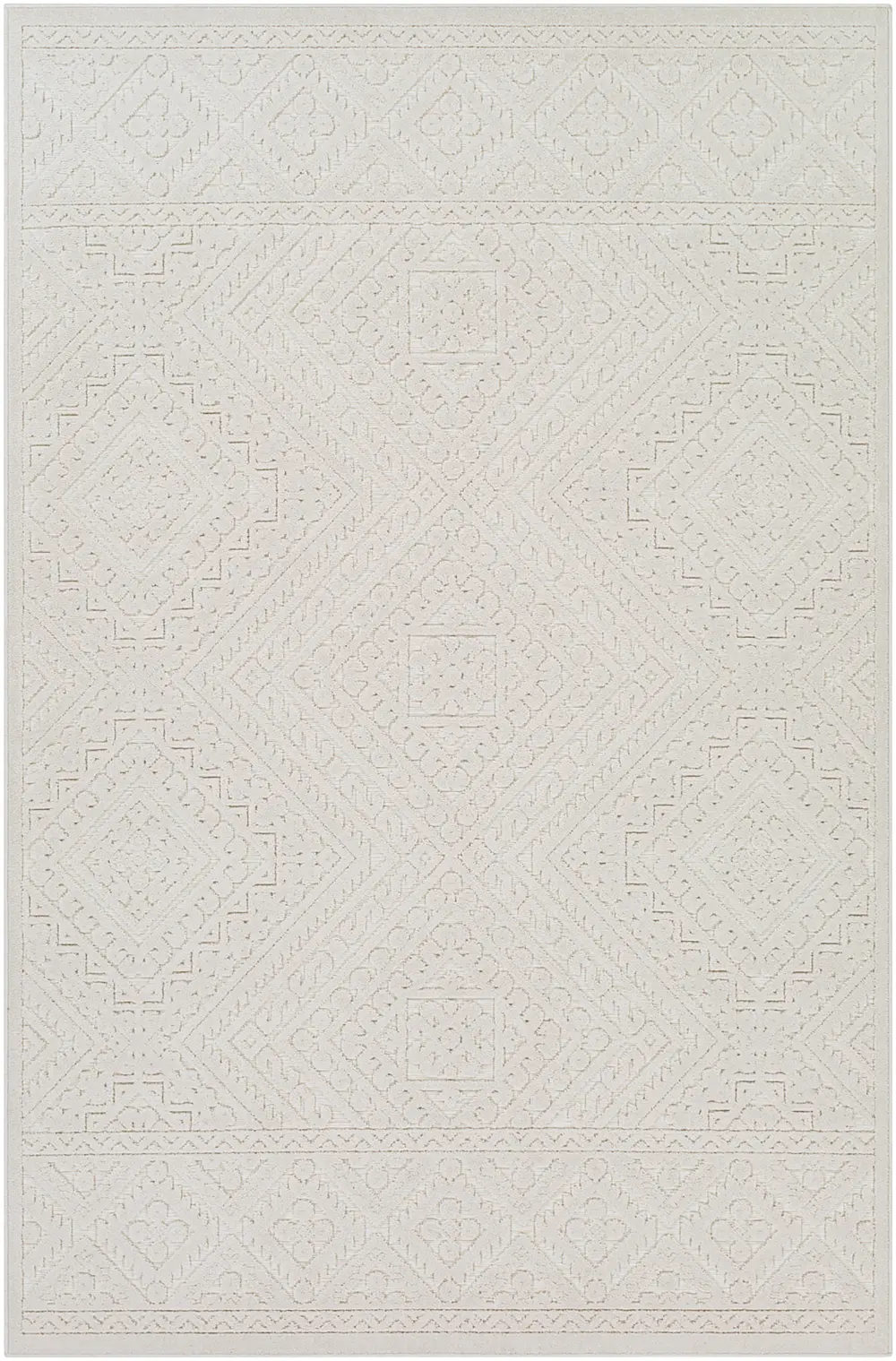 Sheela In- & Outdoor Global Cream Rug - Image 3