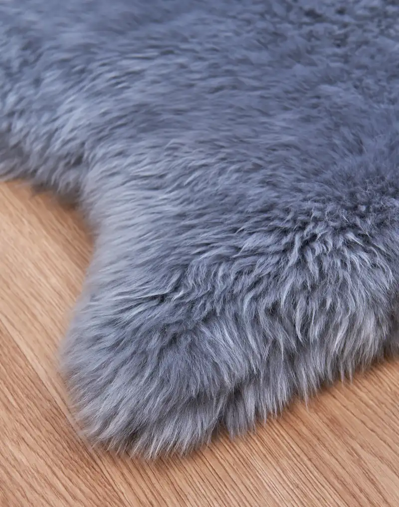 Sheepskin Grey Sheepskin Rug - Image 3