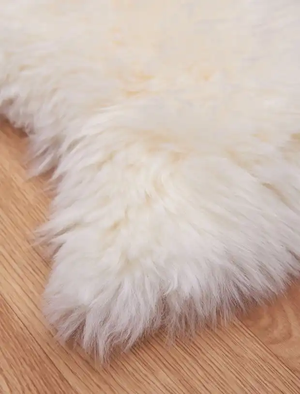 Sheepskin White Sheepskin Rug - Image 3