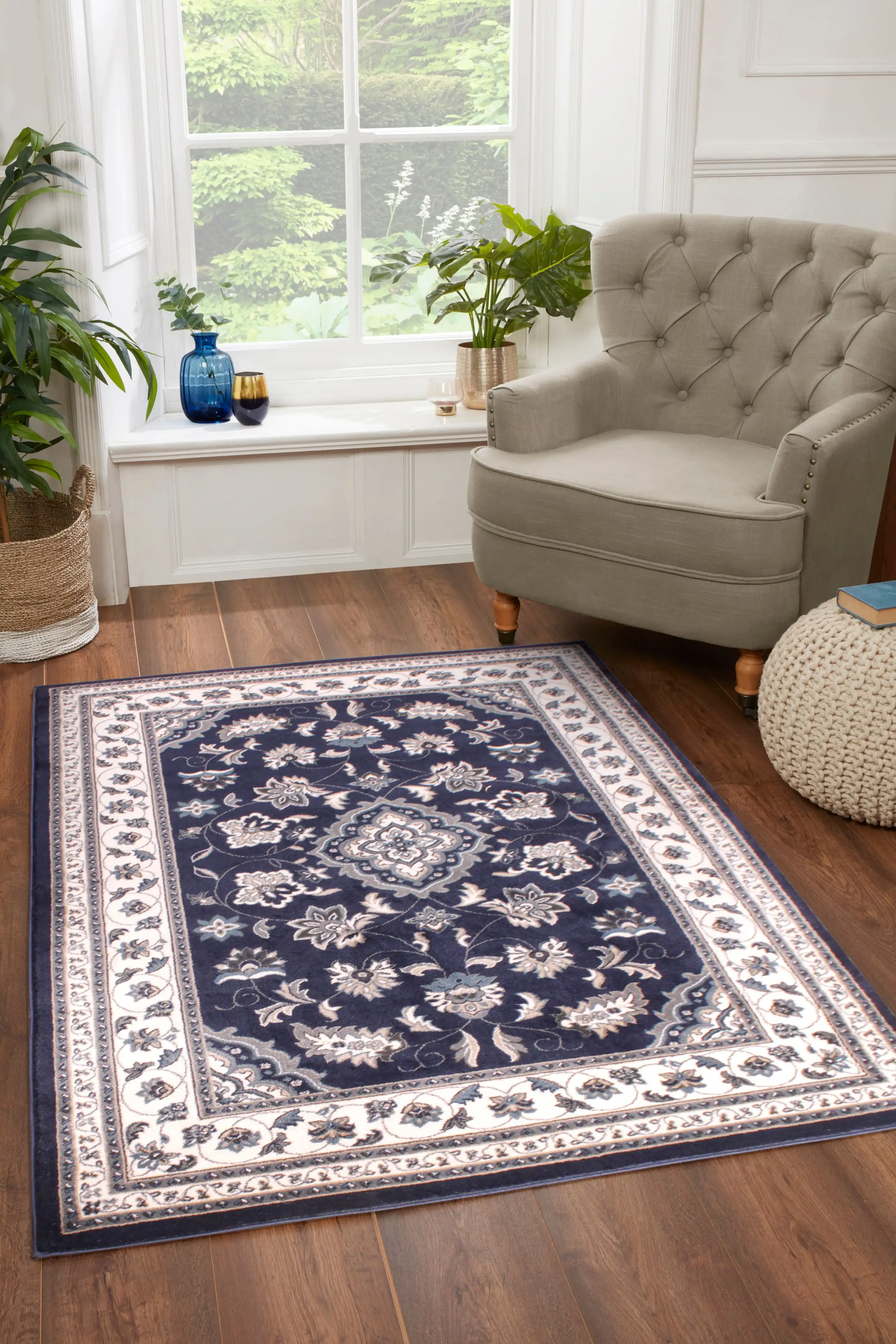 Sherborne Navy Rug