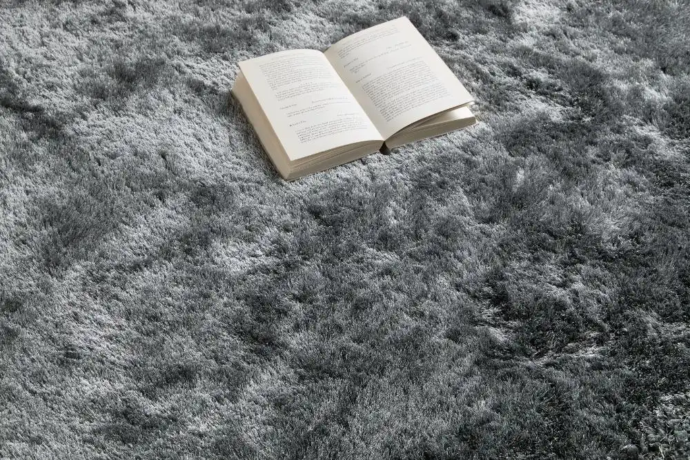 Shimmer Border Charcoal Rug - Image 4