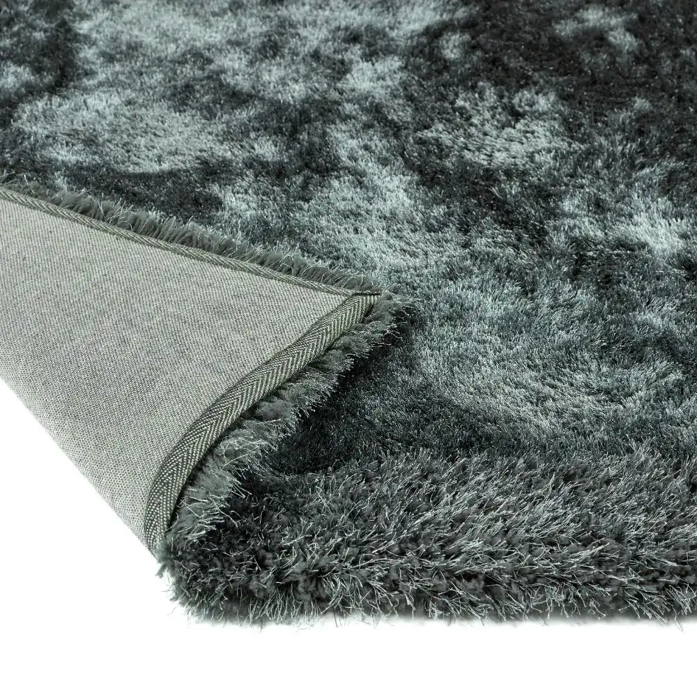 Shimmer Border Charcoal Rug - Image 6