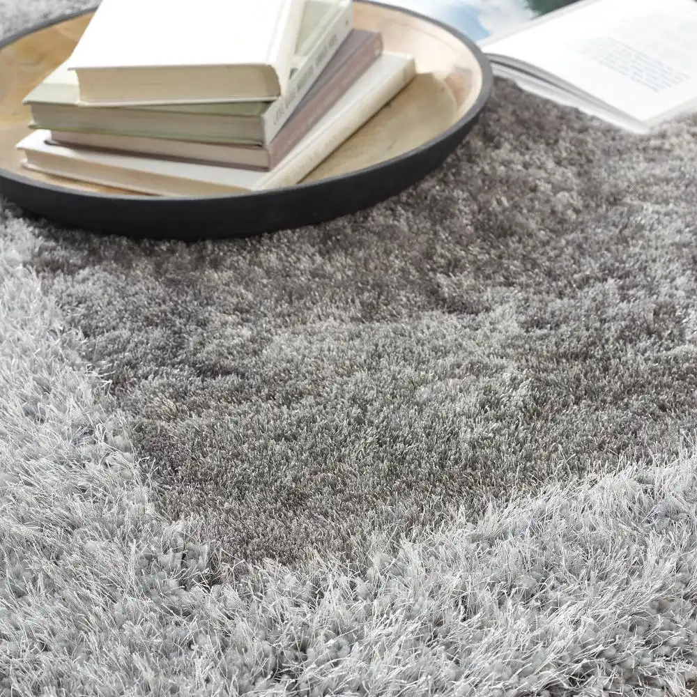 Shimmer Border Silver Rug - Image 3