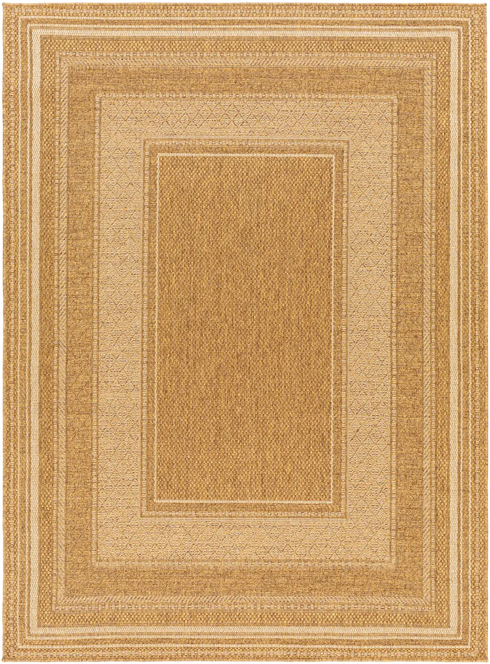 Siddhi In- & Outdoor Jute-Look Beige/Brown Rug - Image 4