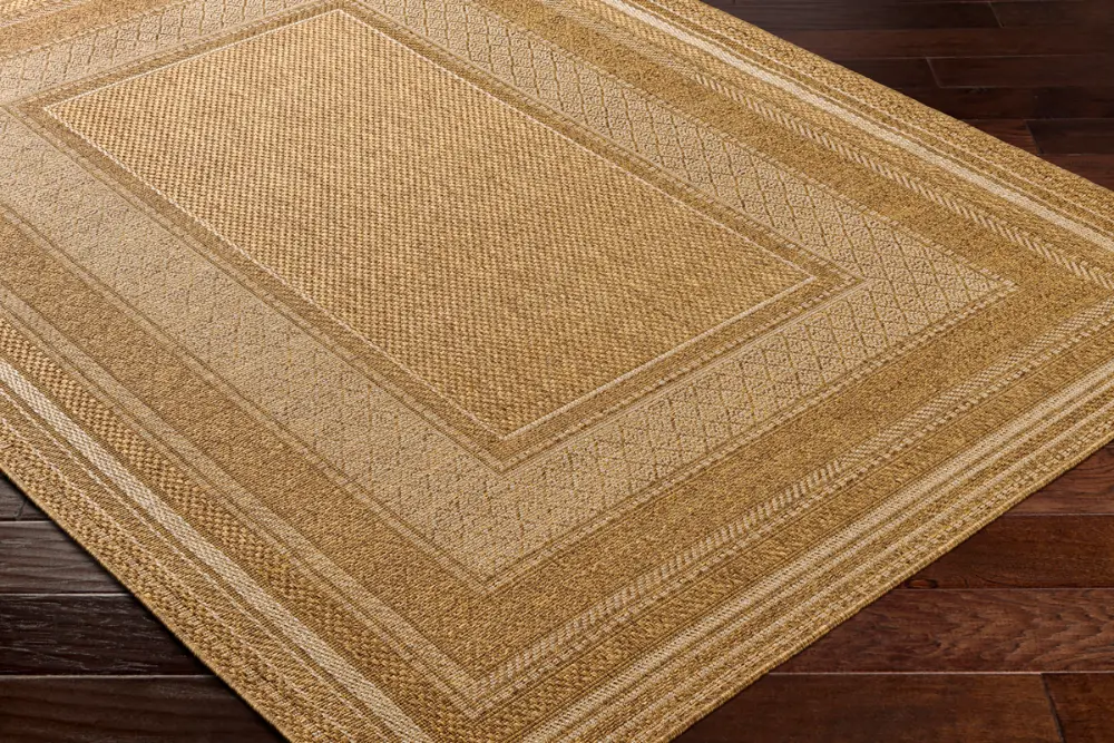 Siddhi In- & Outdoor Jute-Look Beige/Brown Rug - Image 5