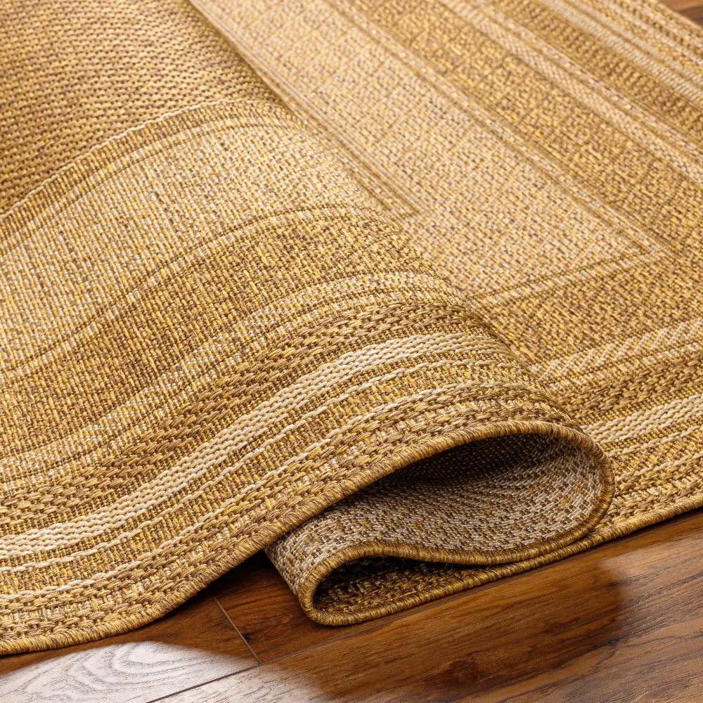 Siddhi In- & Outdoor Jute-Look Beige/Brown Rug - Image 6