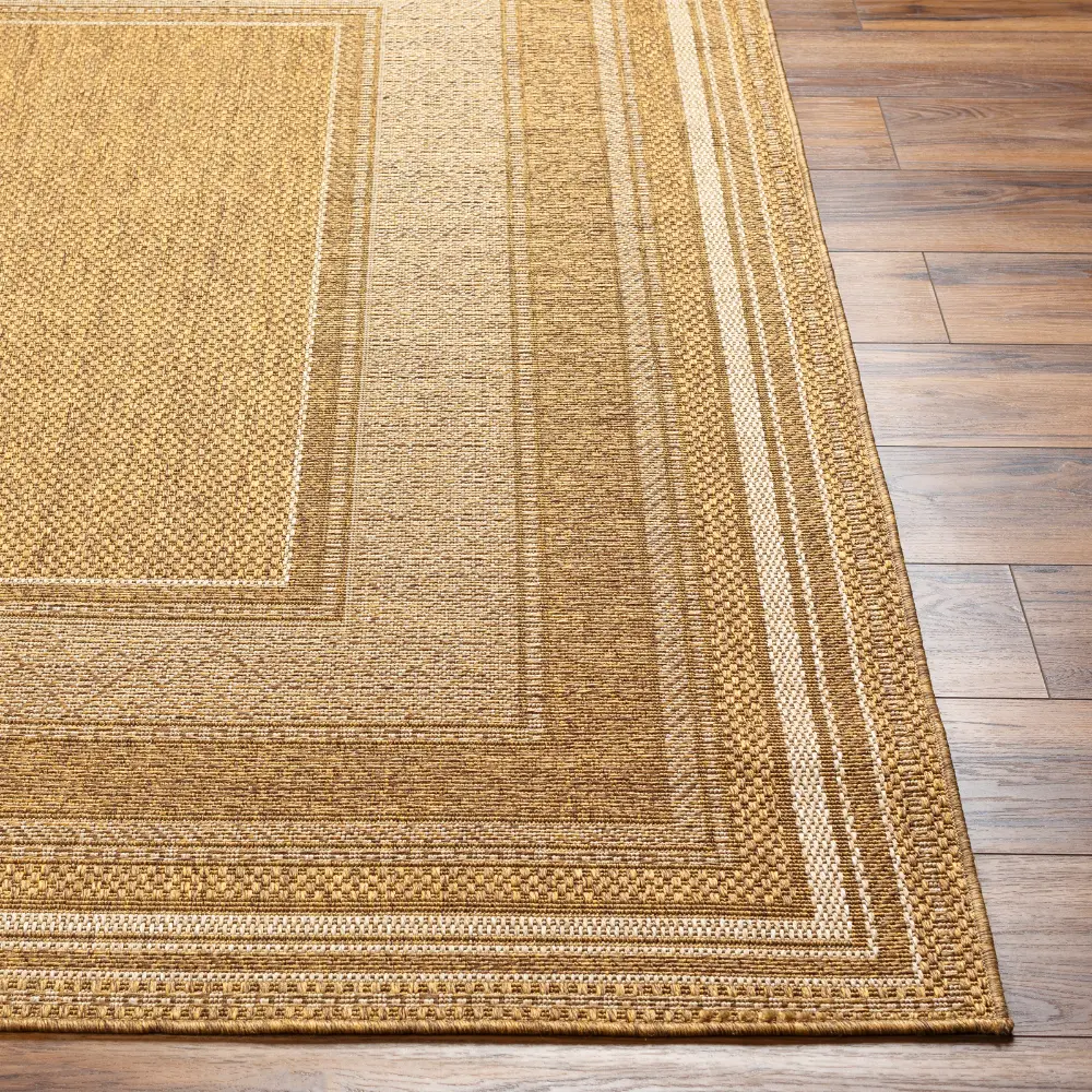 Siddhi In- & Outdoor Jute-Look Beige/Brown Rug - Image 7