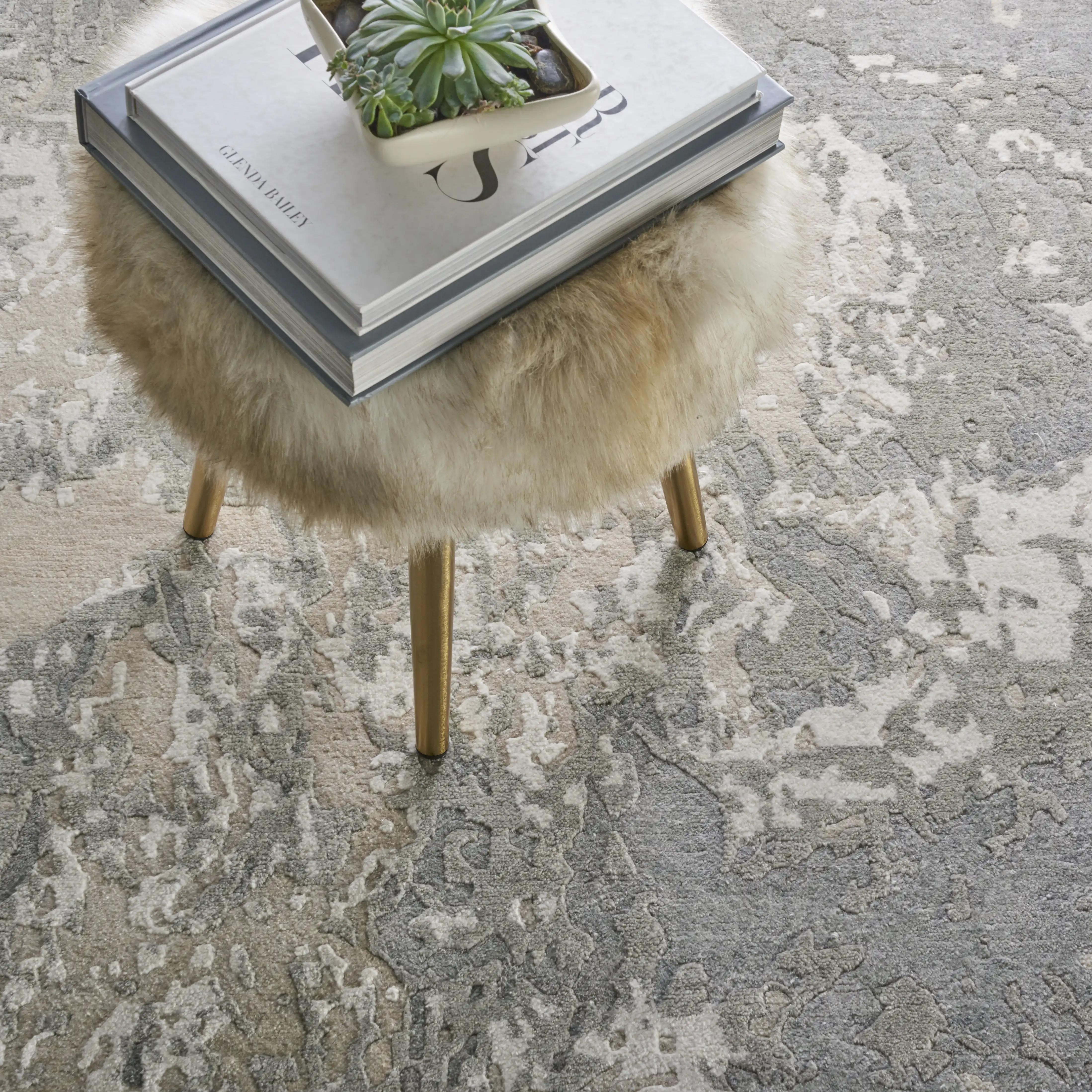 Silk Shadows SHA17 Sand Rug - Image 2