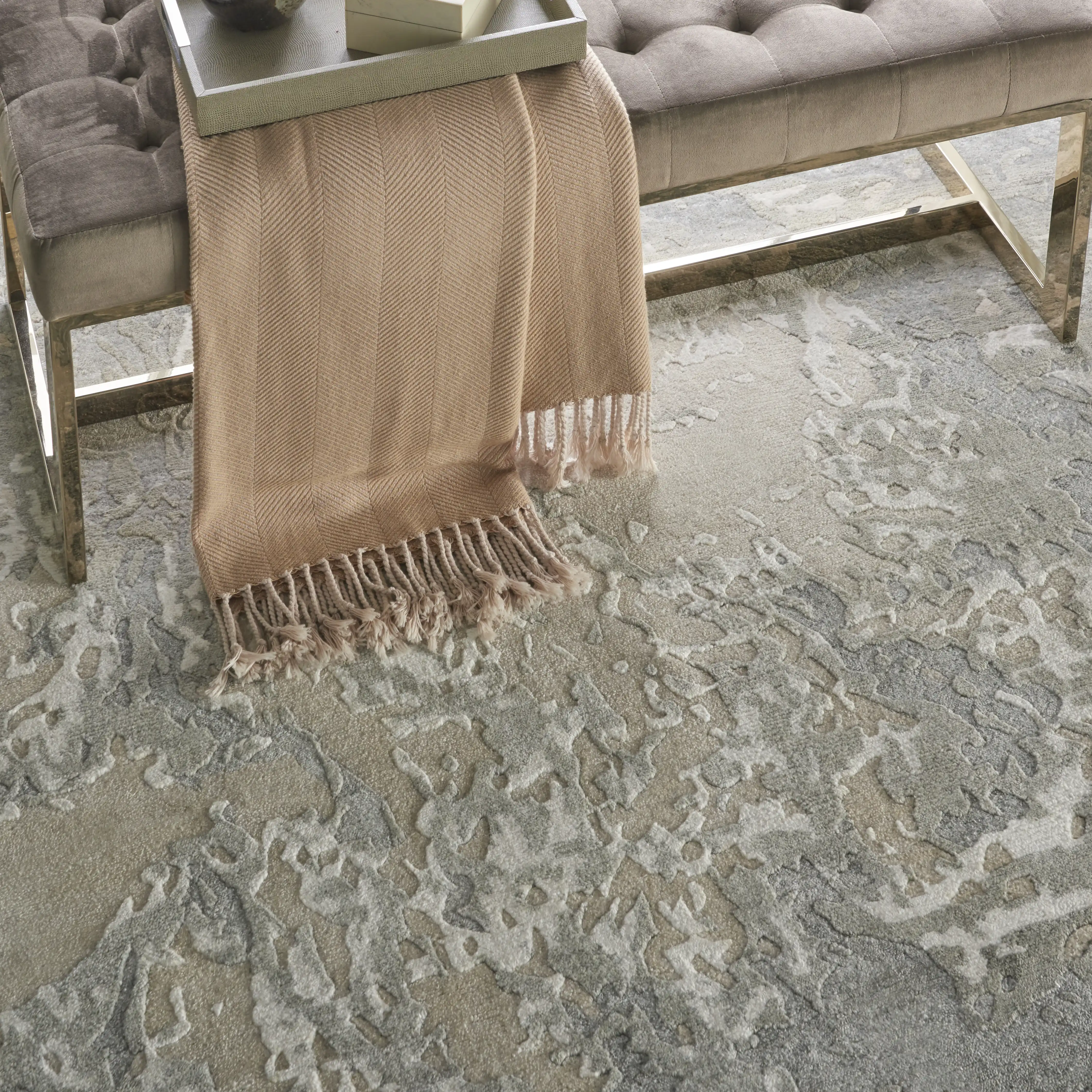 Silk Shadows SHA17 Sand Rug - Image 3