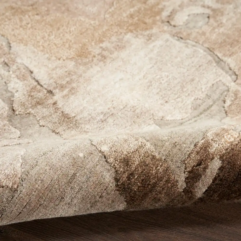 Silk Shadows SHA24 Beige Silver Rug - Image 5