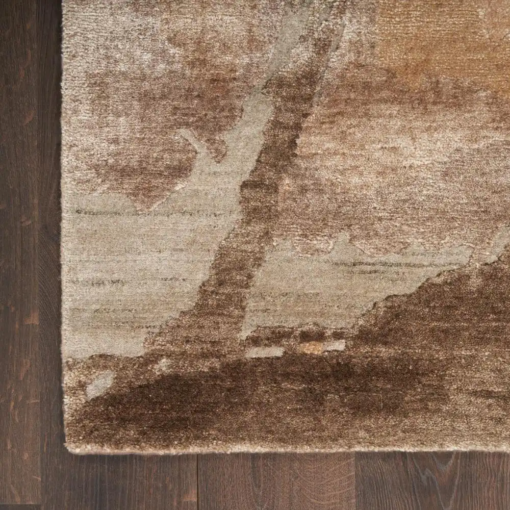 Silk Shadows SHA24 Beige Silver Rug - Image 6