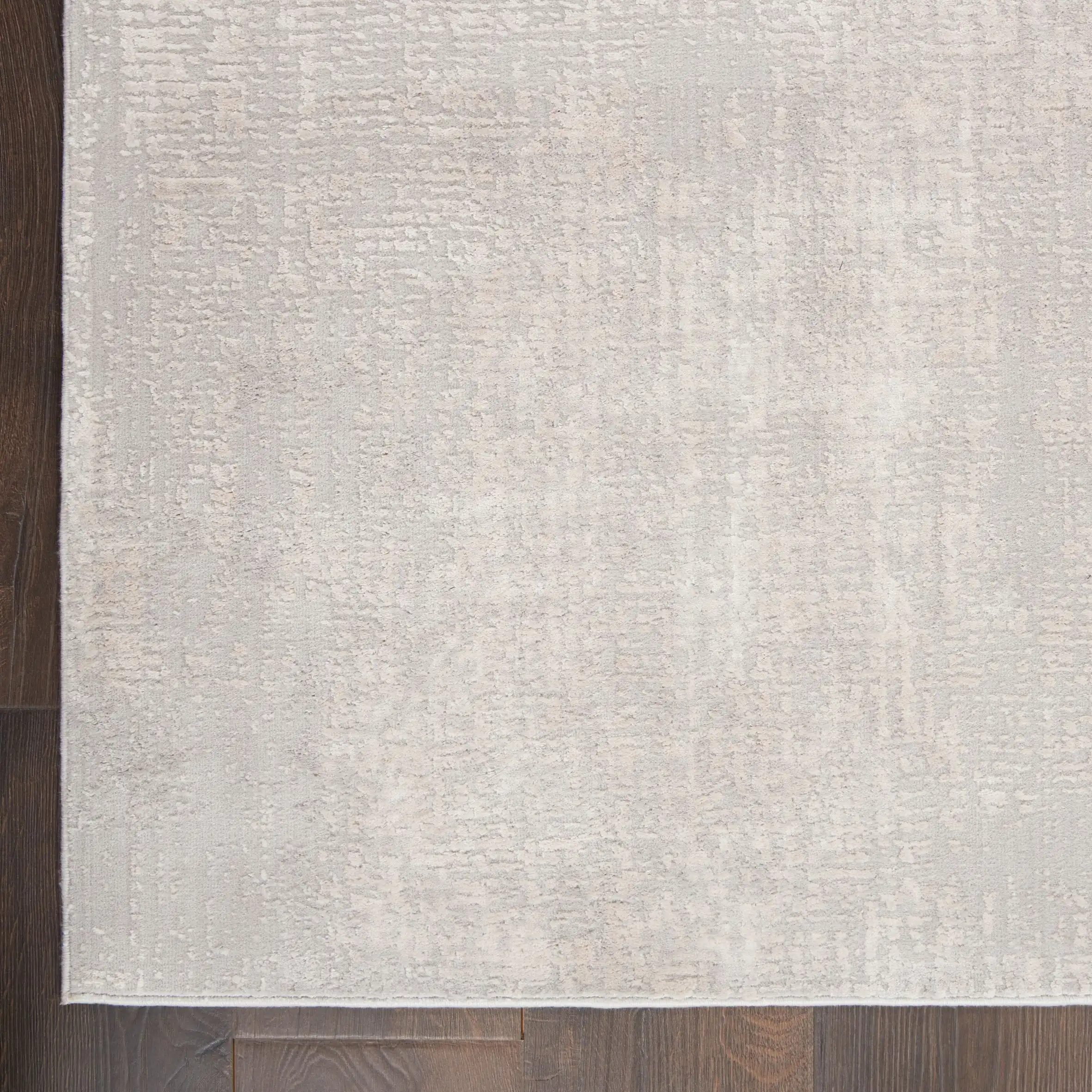 Silky Textures SLY01 Ivory Grey Rug - Image 3