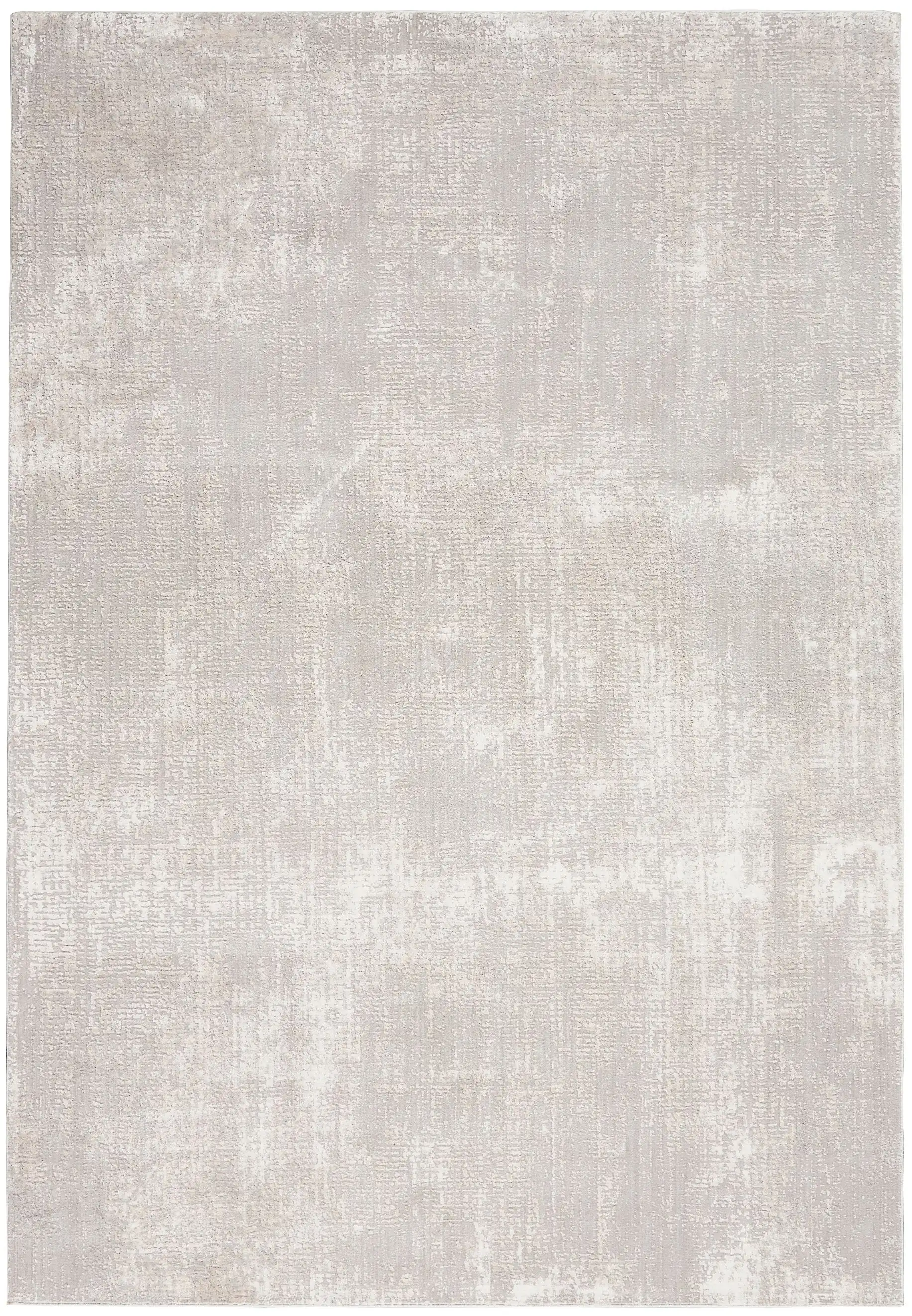 Silky Textures SLY01 Ivory Grey Rug - Image 5
