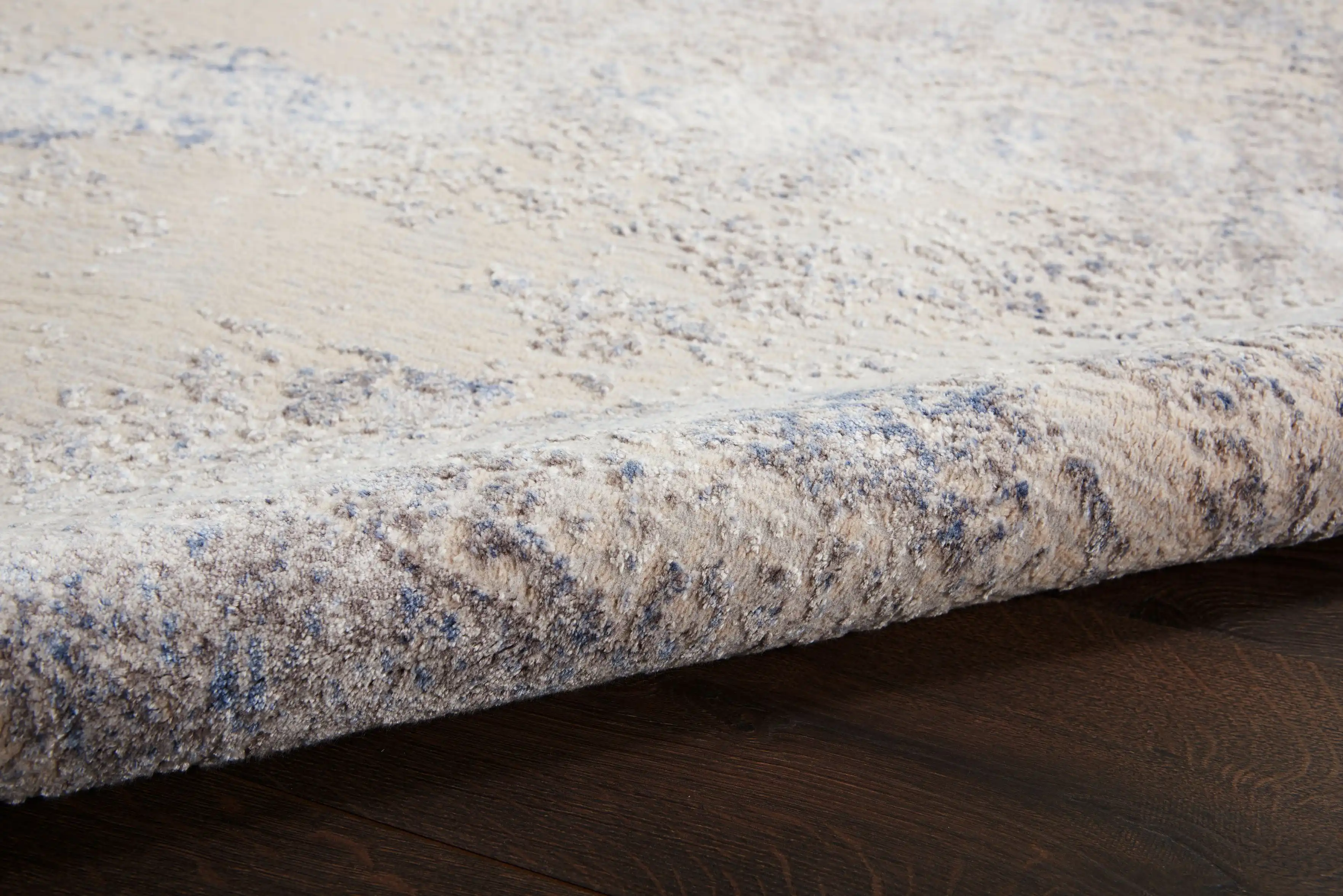 Silky Textures SLY06 Ivory Grey Rug - Image 3