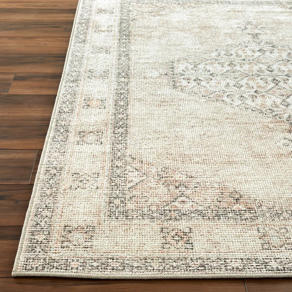 Lila Becki Owens X Livabliss Vintage Oriental Boho Blush/Beige Rug - Image 5